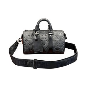 Louis Vuitton Keepall Bandouliere 25 Monogram Eclipse Canvas Zipper Hand Carry Shoulder Crossbody