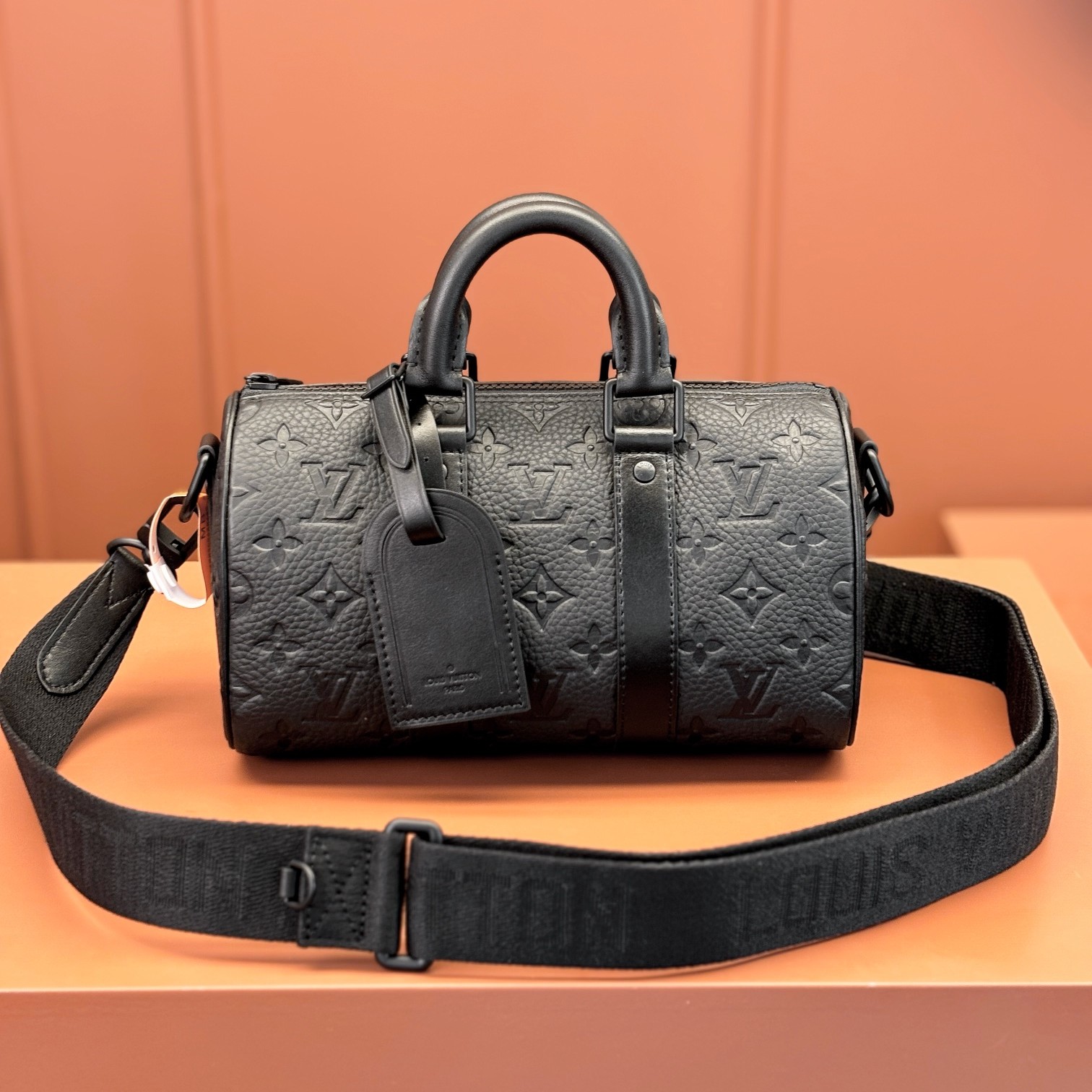 Louis Vuitton Keepall Bandouliere 25 Monogram Eclipse Canvas Zipper Hand Carry Shoulder Crossbody