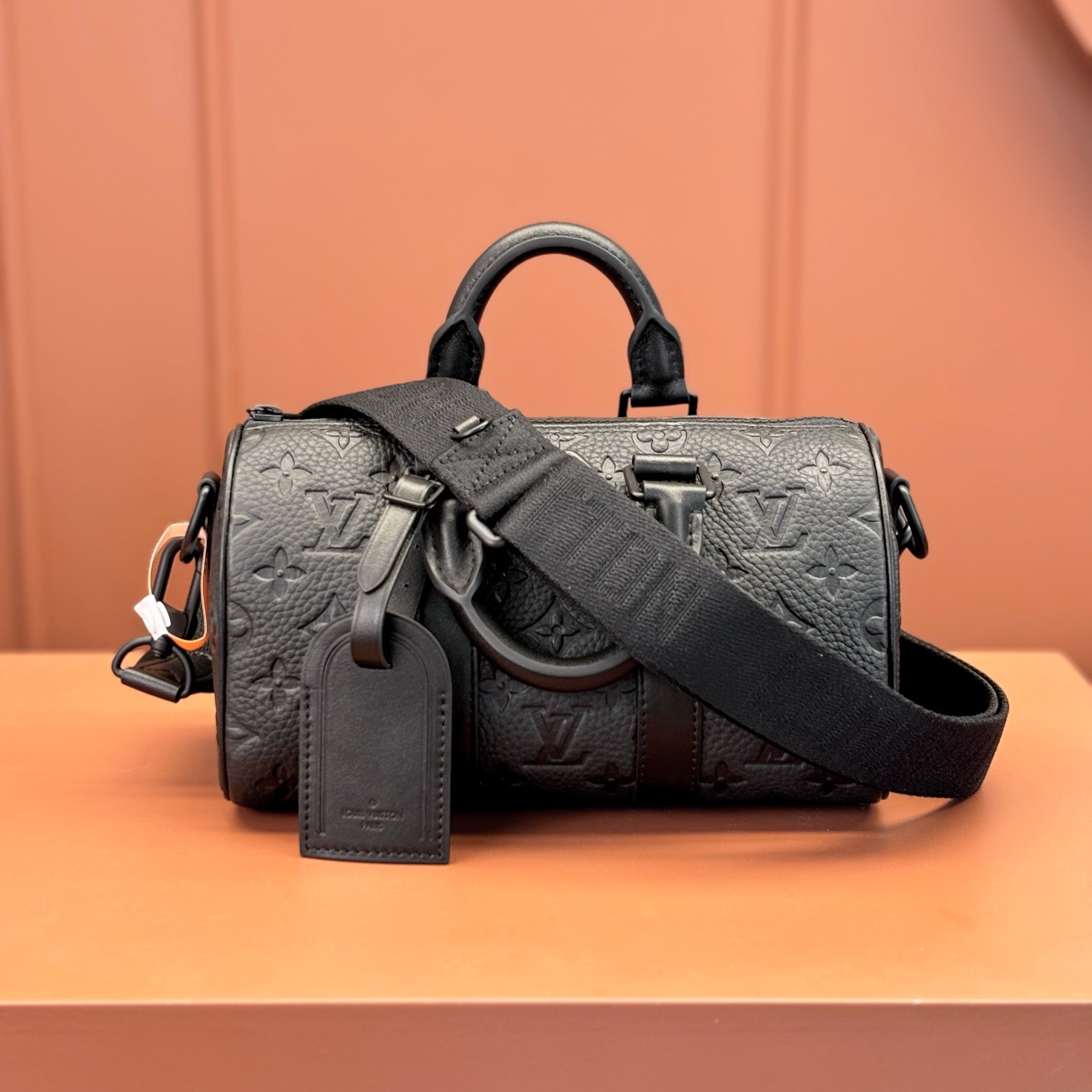 Louis Vuitton Keepall Bandouliere 25 Monogram Eclipse Canvas Zipper Hand Carry Shoulder Crossbody