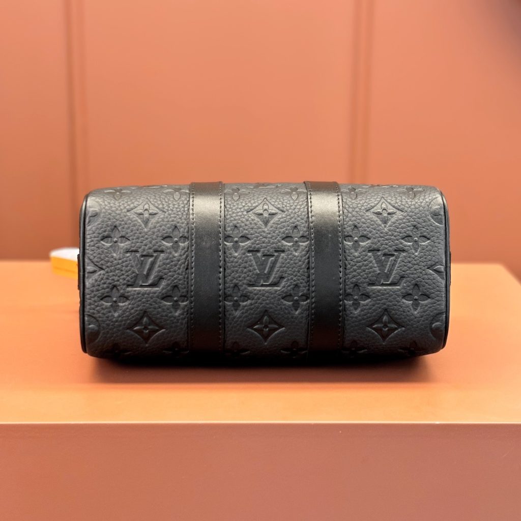 Louis Vuitton Keepall Bandouliere 25 Monogram Eclipse Canvas Zipper Hand Carry Shoulder Crossbody