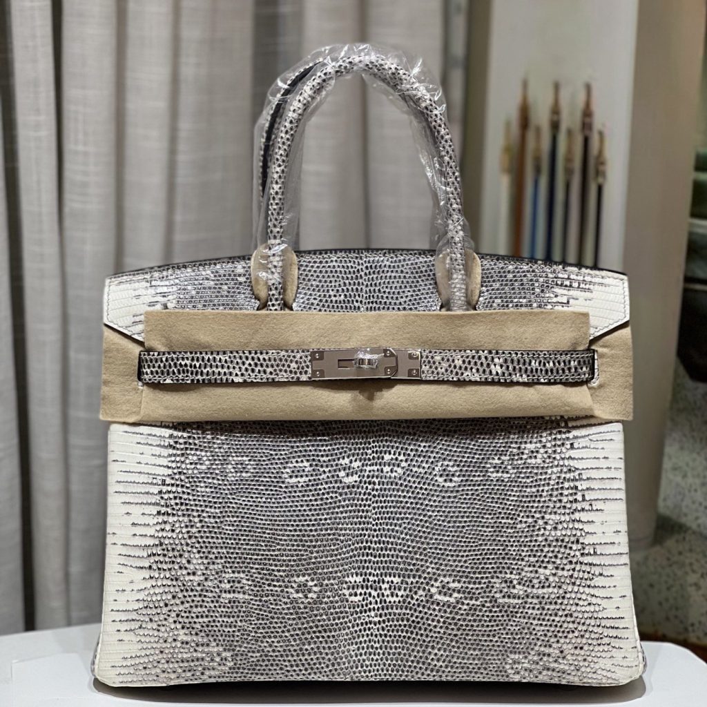 Hermès Birkin 30cm in Lizard with Turn Lock and Gold Hardware for Handheld Shoulder Crossbody Carry