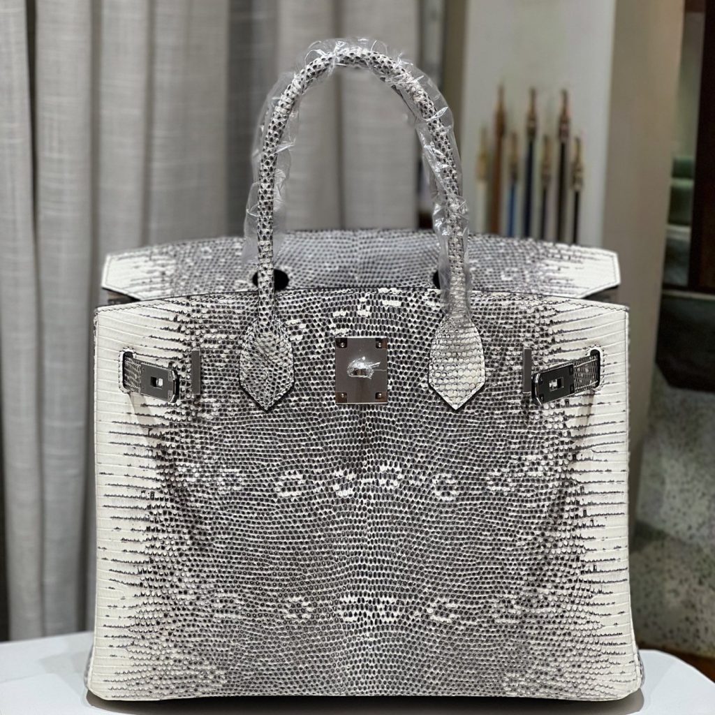 Hermès Birkin 30cm in Lizard with Turn Lock and Gold Hardware for Handheld Shoulder Crossbody Carry