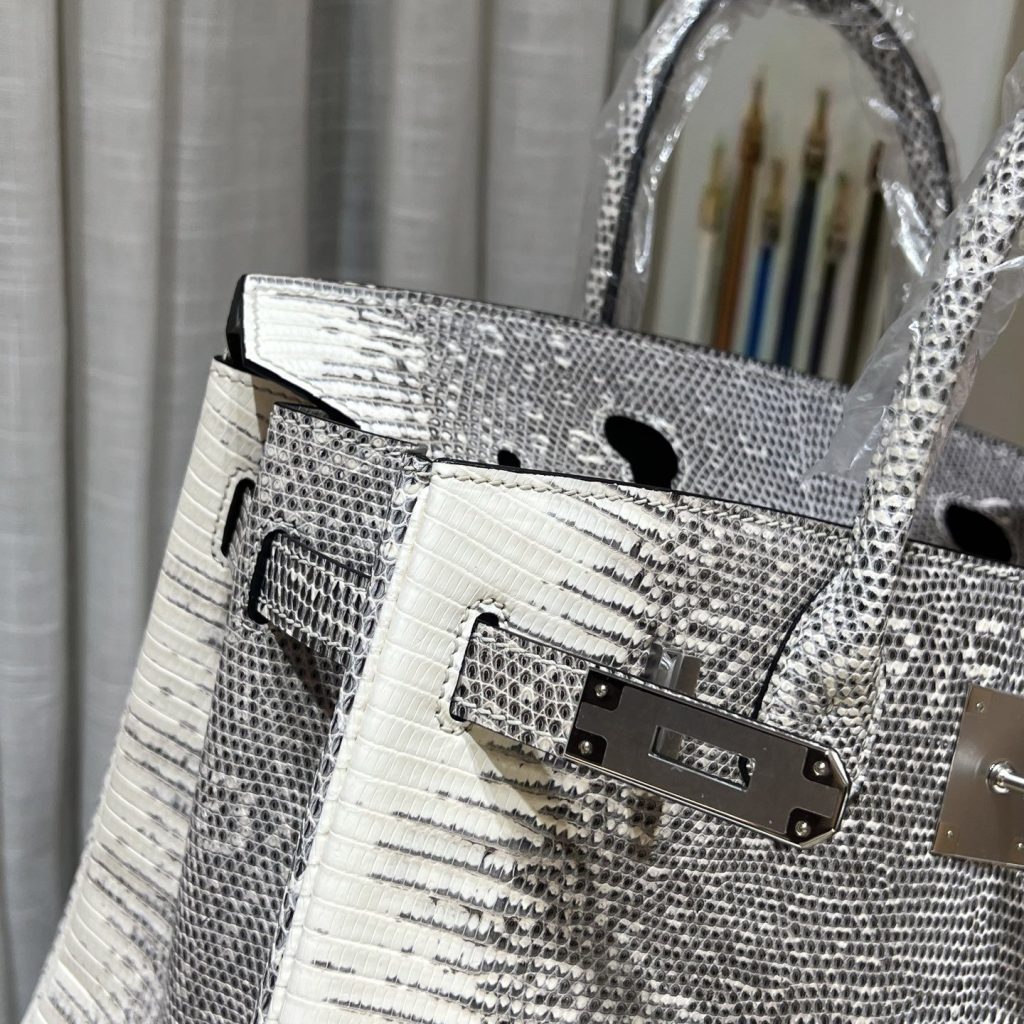 Hermès Birkin 30cm in Lizard with Turn Lock and Gold Hardware for Handheld Shoulder Crossbody Carry