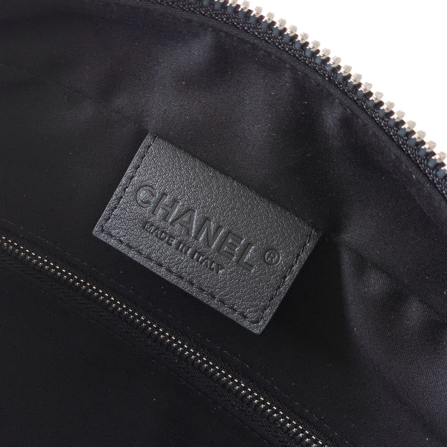 Chanel Coco Beach Large in Canvas with Leather Trim and Zipper for Hand Shoulder Carry
