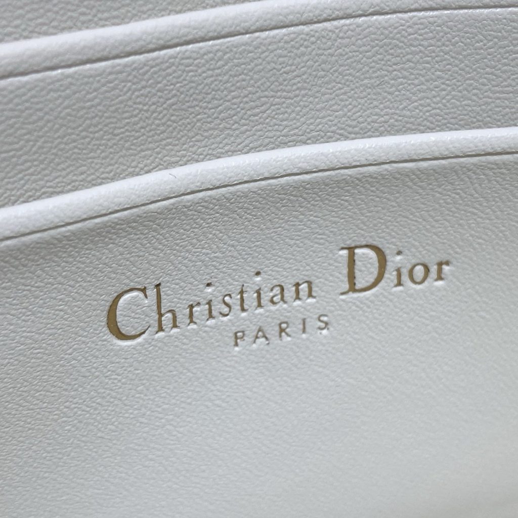 Dior Lady in Calfskin with Lizard Grain Pattern and Magnetic Snap for Handheld Shoulder Carry