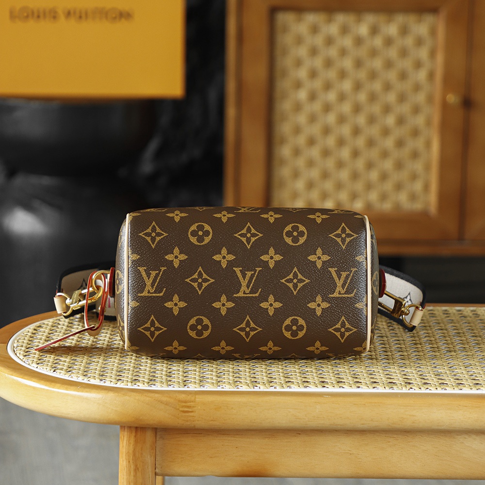 Louis Vuitton Speedy Bandoulière in Monogram Canvas with Zipper Closure for HandheldShoulderCrossbod