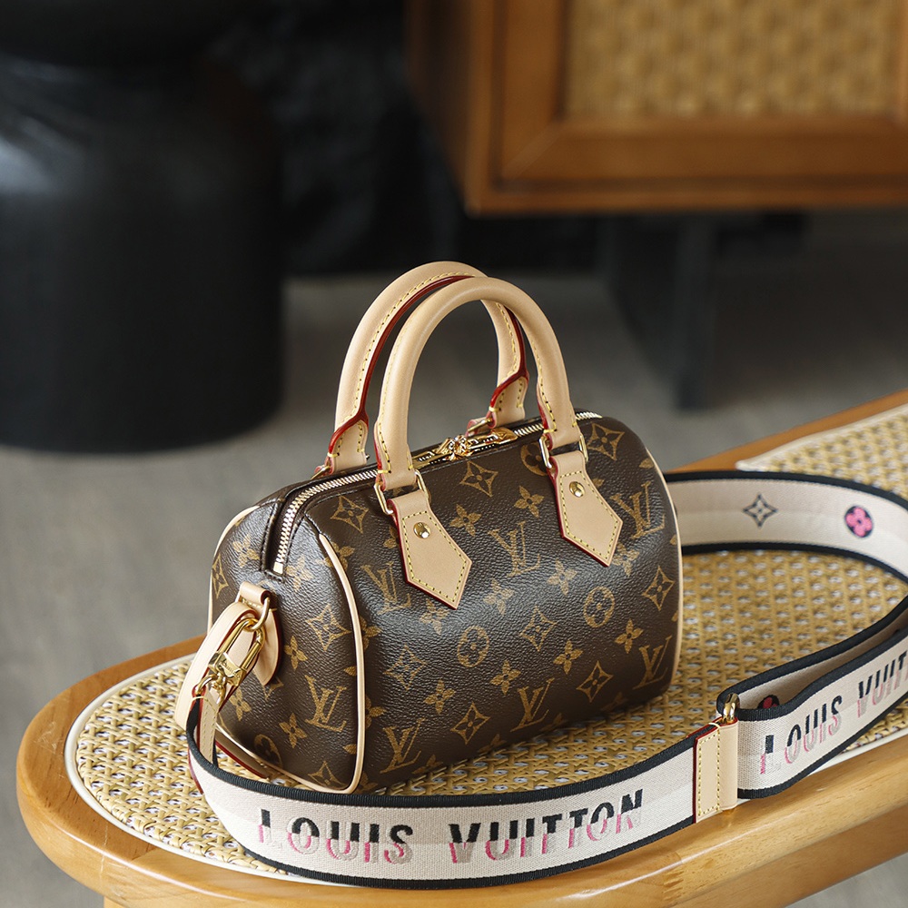 Louis Vuitton Speedy Bandoulière in Monogram Canvas with Zipper Closure for HandheldShoulderCrossbod