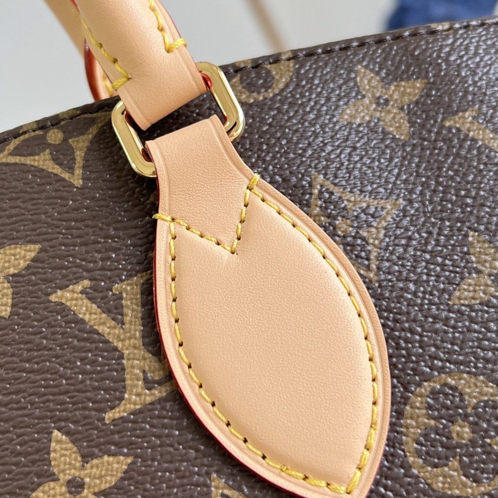 Louis Vuitton Neo Lockit in Monogram Canvas with Vachetta Leather Trim and Zipper for Handheld Carry