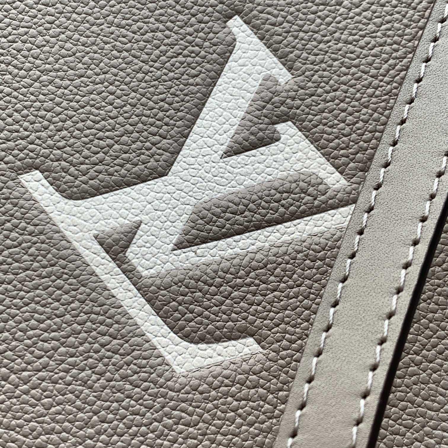 Louis Vuitton OnTheGo in Monogram Eclipse Grained Calfskin with Open Top Closure M45494 Designer Bag