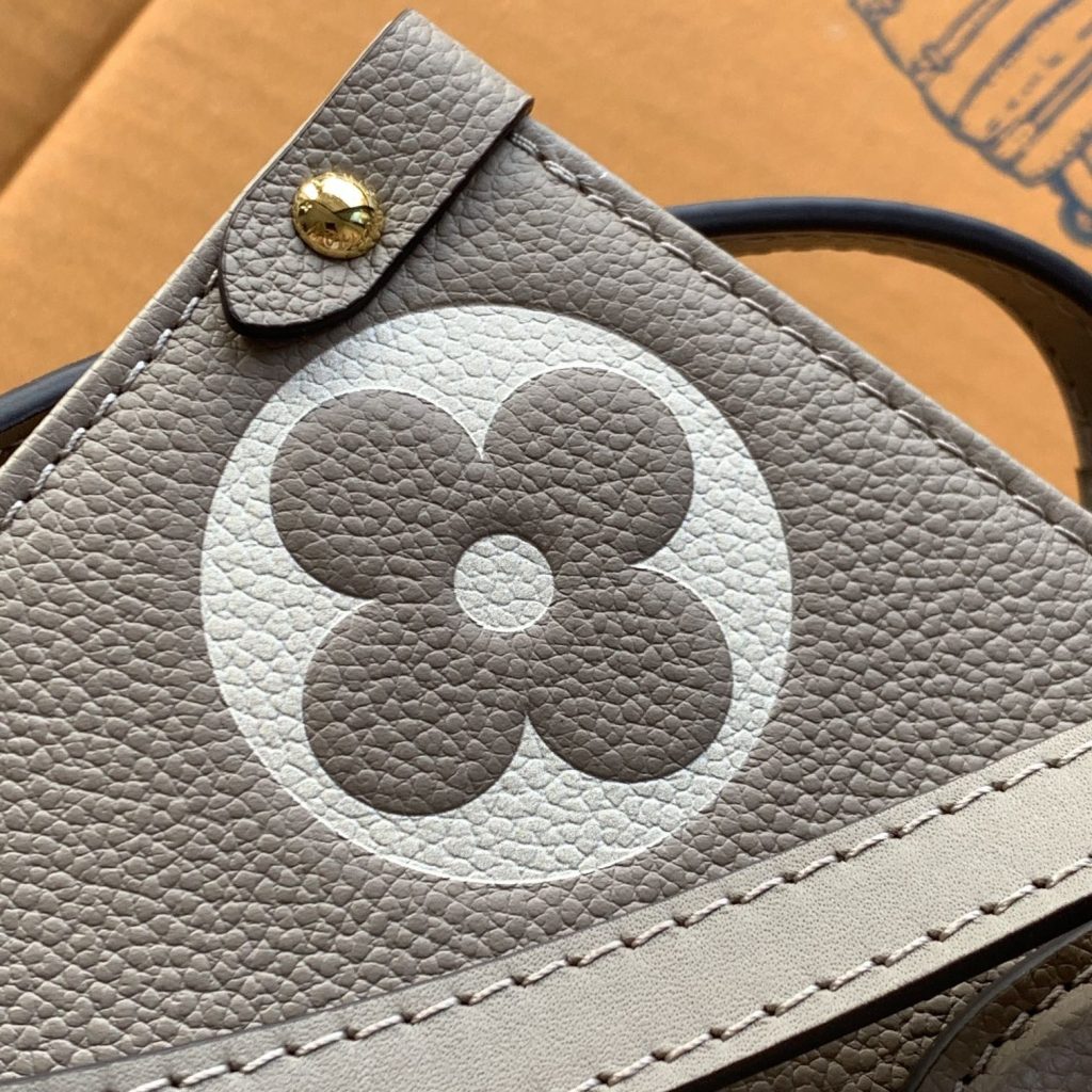Louis Vuitton OnTheGo in Monogram Eclipse Grained Calfskin with Open Top Closure M45494 Designer Bag