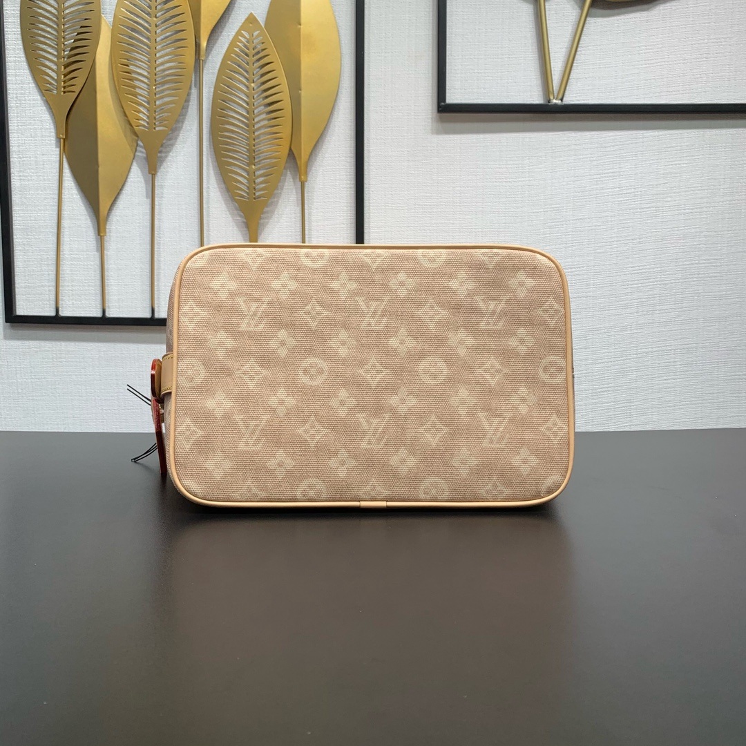 Louis Vuitton Travels With in Monogram Eclipse Canvas with Meowgram Print and Vachetta Leather Trim
