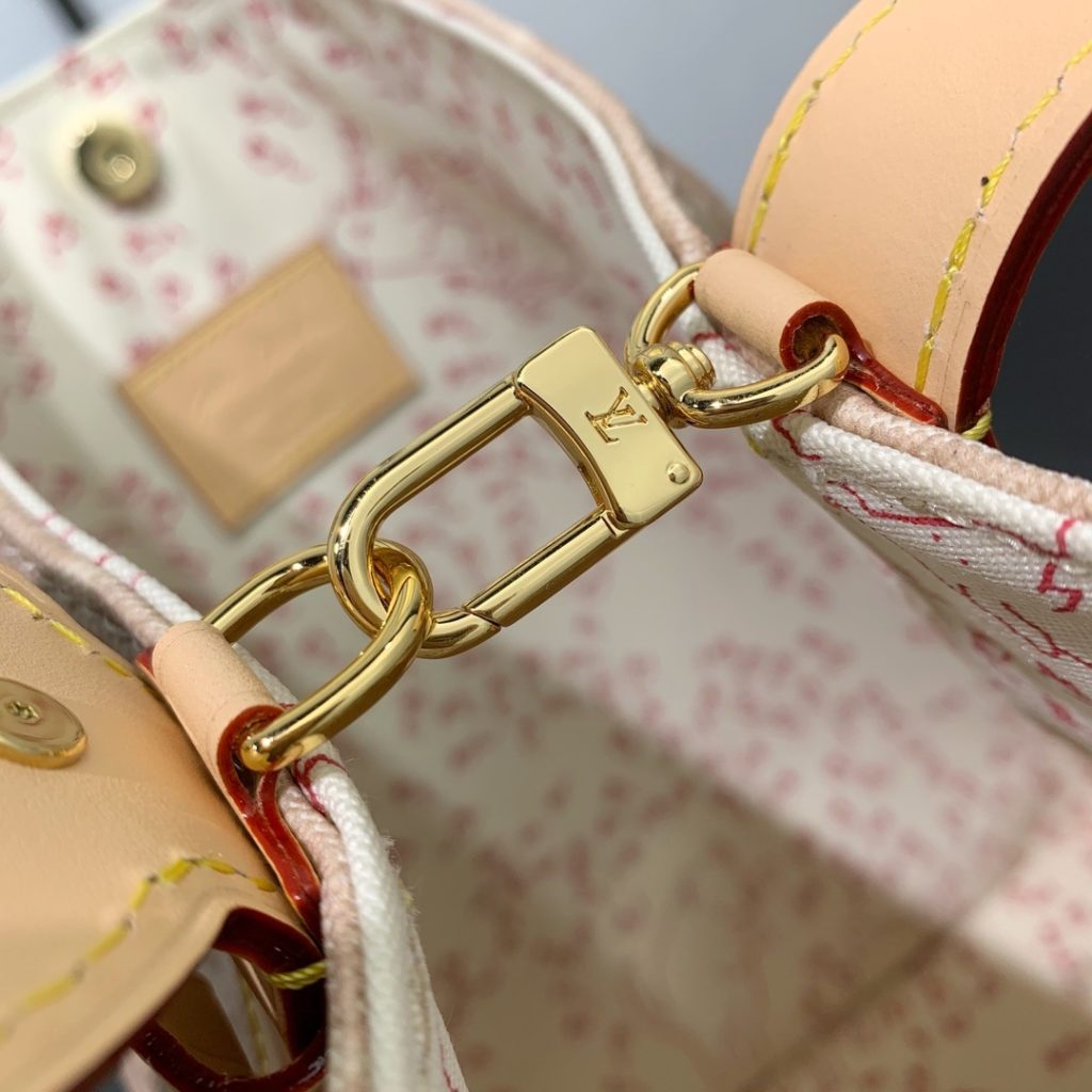 Louis Vuitton Travels With in Monogram Eclipse Canvas with Meowgram Print and Vachetta Leather Trim