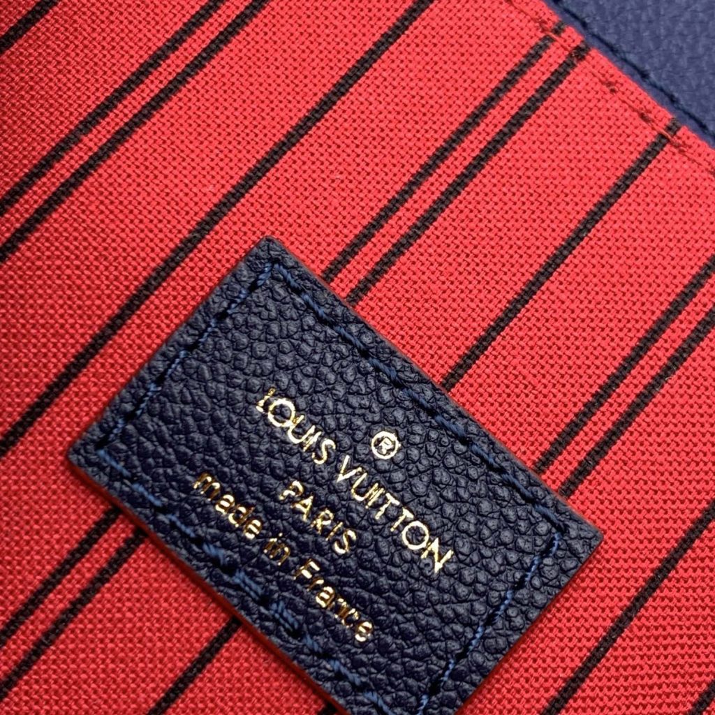 Louis Vuitton Pochette Métis in Monogram Empreinte Calfskin with Twist-lock Flap and Zipper Closure