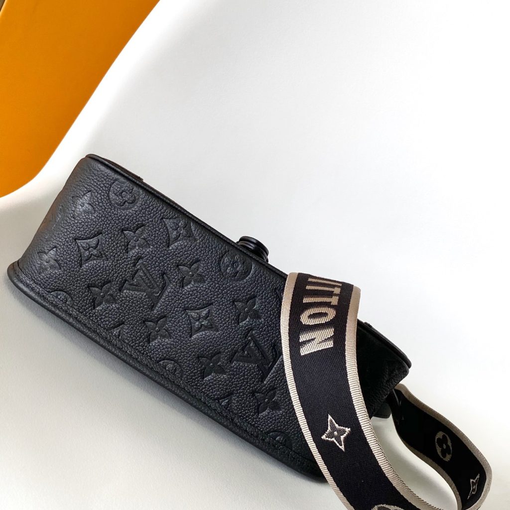 Louis Vuitton Diane in Monogram Empreinte Leather with Turn-lock Flap Closure for Shoulder BagCrossb