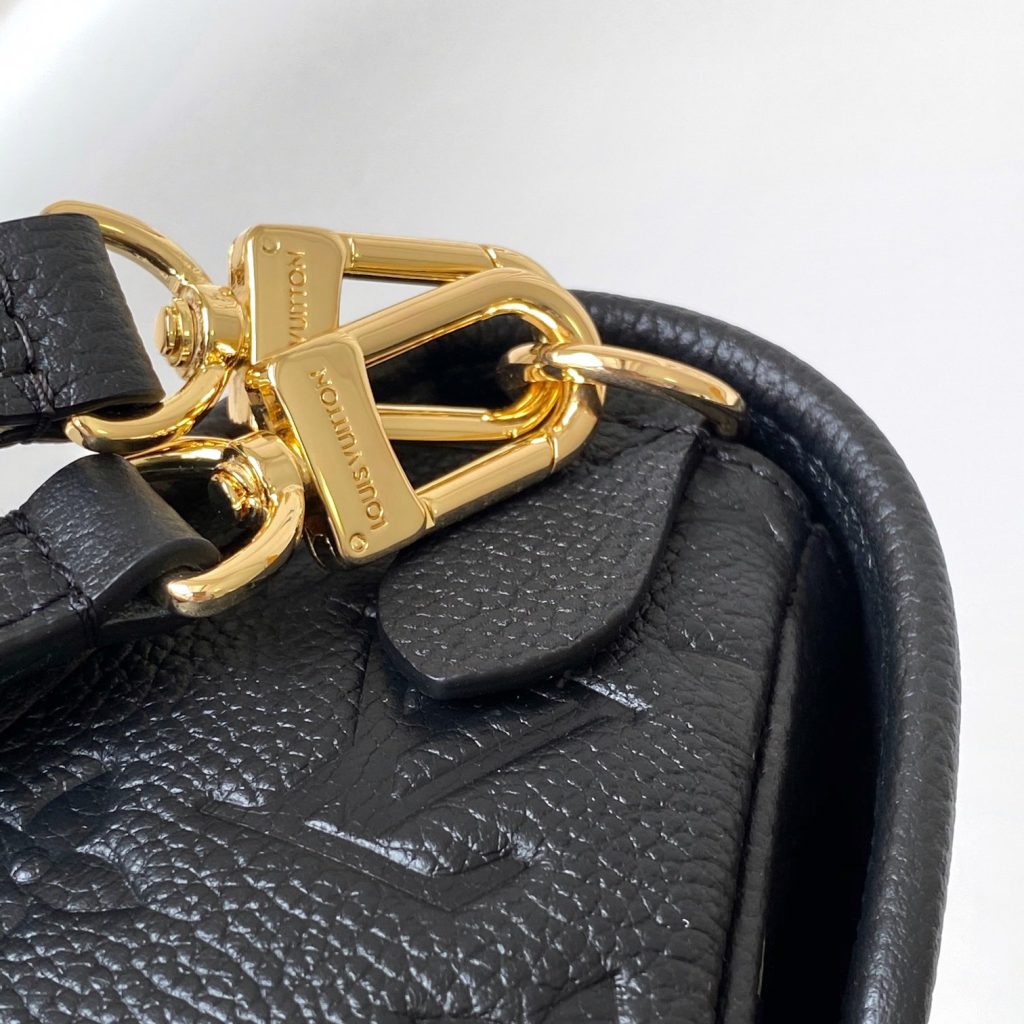 Louis Vuitton Diane in Monogram Empreinte Leather with Turn-lock Flap Closure for Shoulder BagCrossb