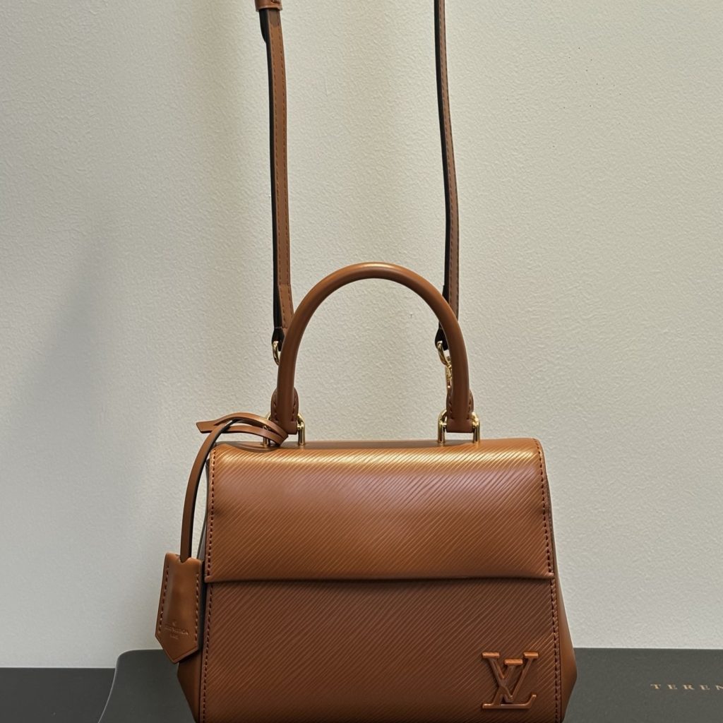 Louis Vuitton Cluny in Epi Leather with Turn-lock Flap Closure for Hand CarryShoulder BagCrossbody