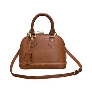 Louis Vuitton Alma BB in Epi Leather with Zipper for Handheld Shoulder Crossbody Carry