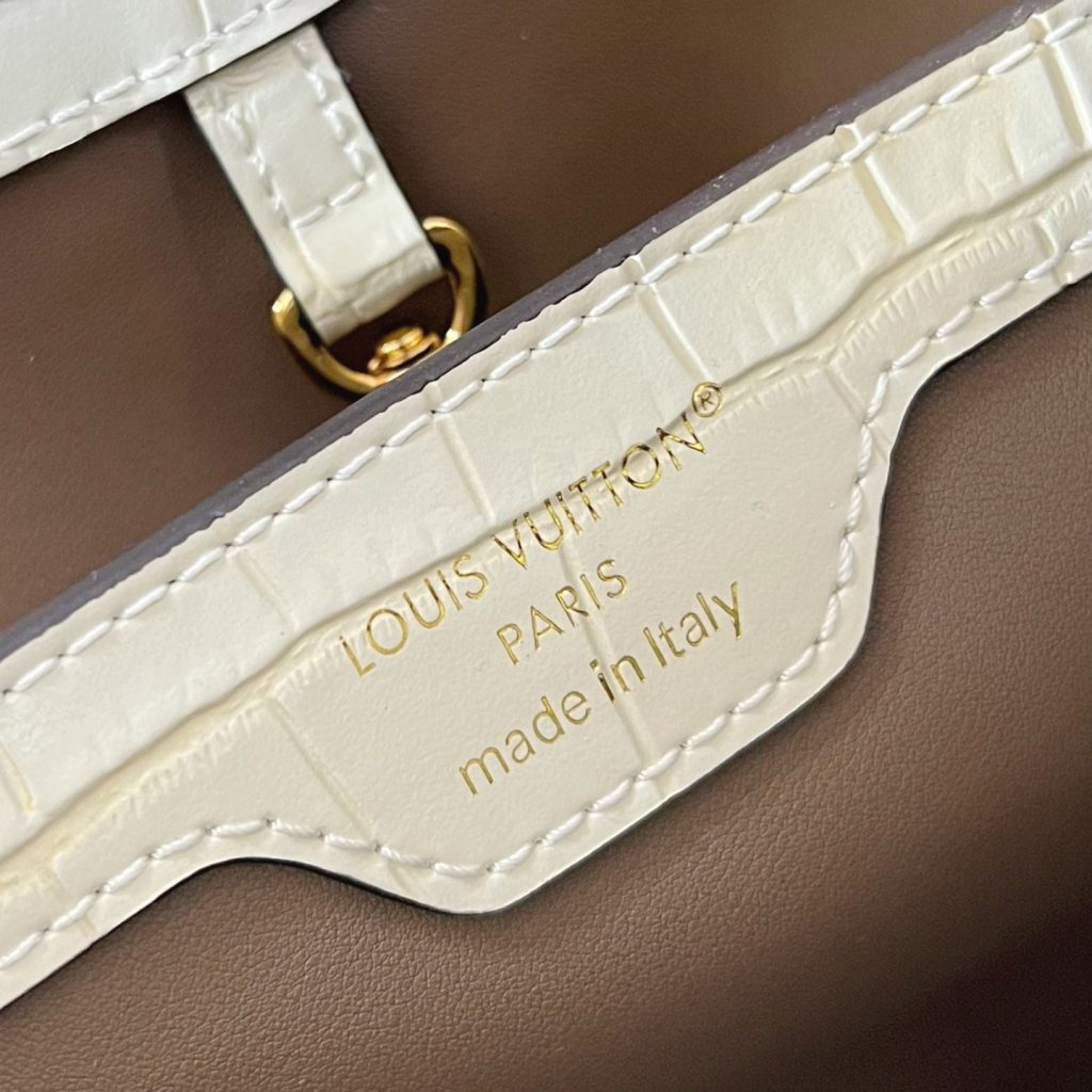 Louis Vuitton Capucines BB in Crocodile Embossed Leather with Flap Closure for Shoulder Bag Carry