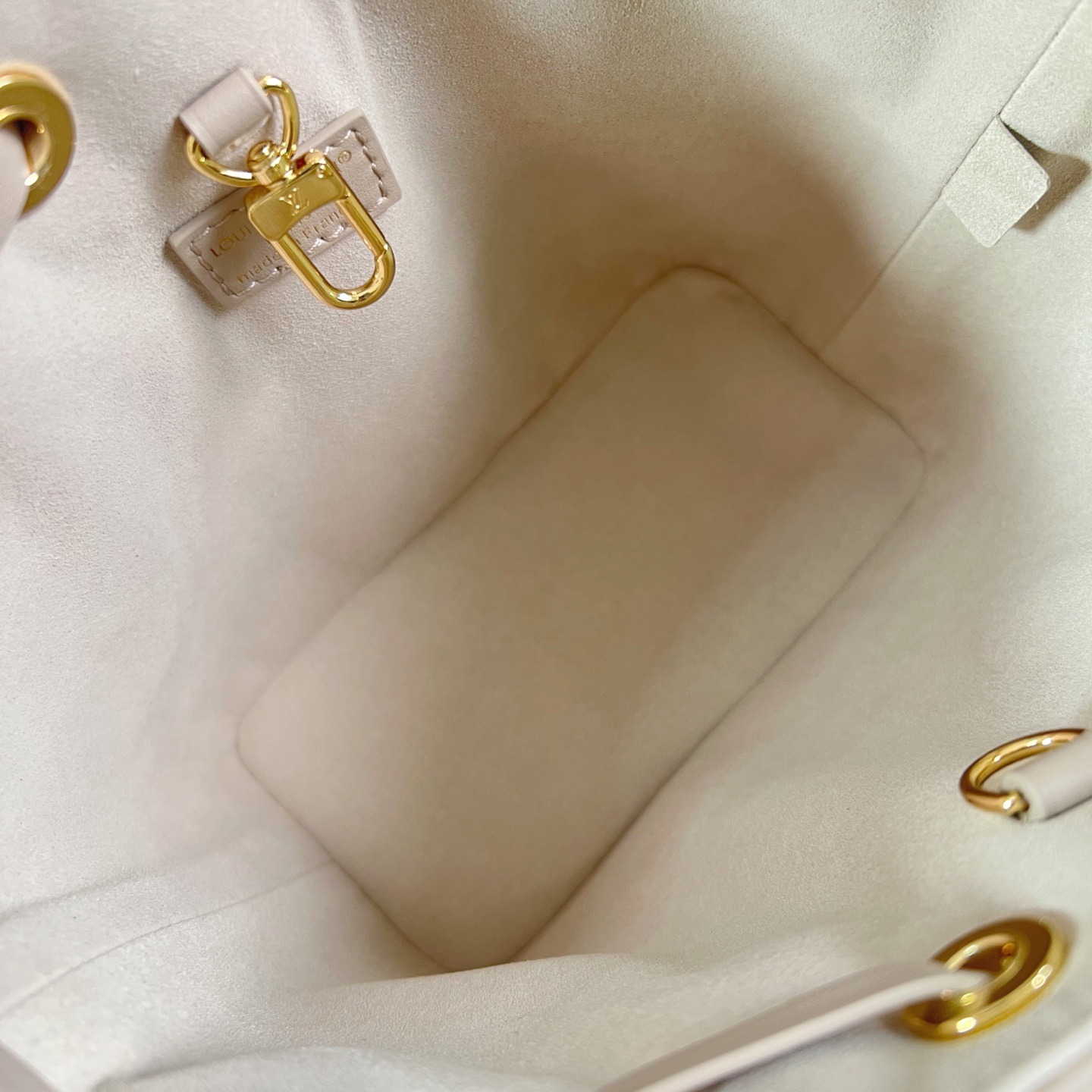 Louis Vuitton Coussin in Monogram Embossed Lambskin with Drawstring Closure for Shoulder BagCrossbod