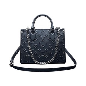 Louis Vuitton OnTheGo in Monogram Bold Embossed Leather with Zipper Closure M14576 Designer Bag