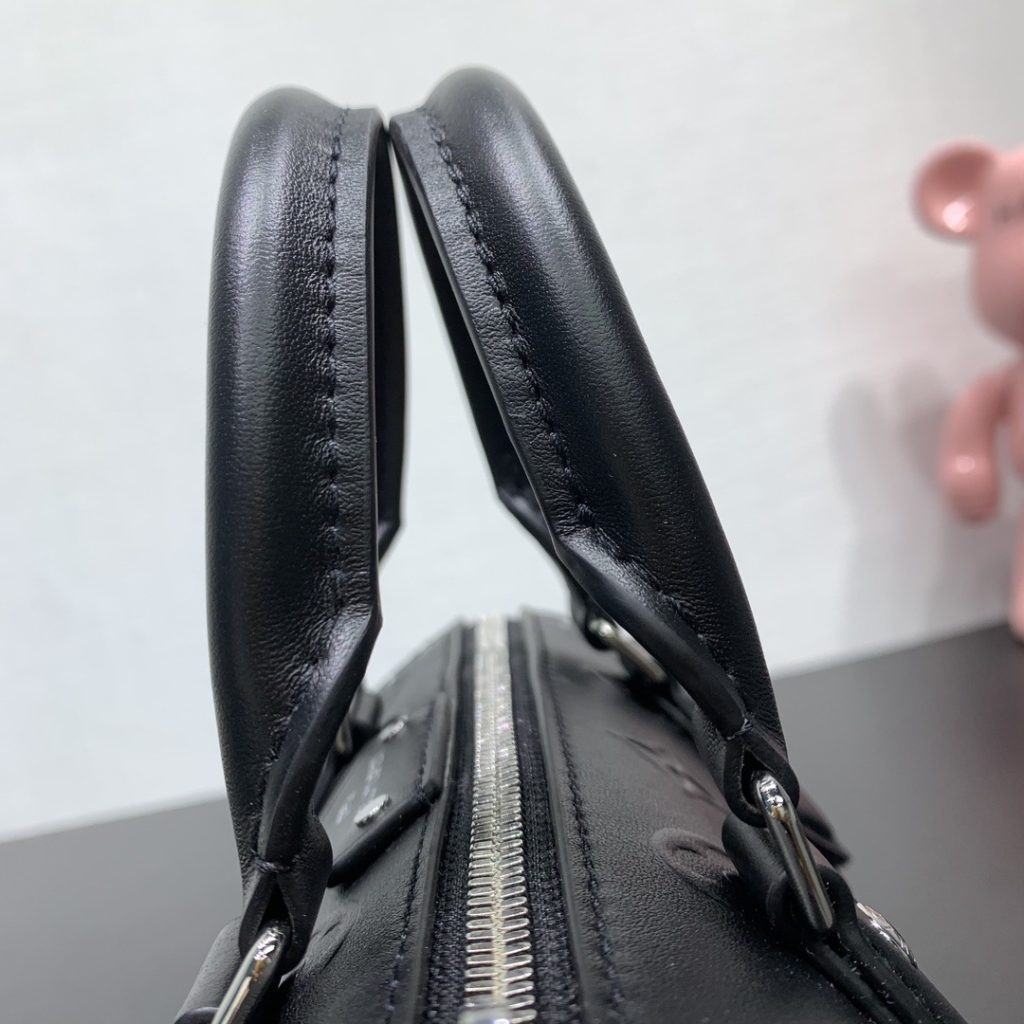 Louis Vuitton Speedy Trunk in Monogram Embossed Calfskin with Zipper Closure for Hand CarryShoulder