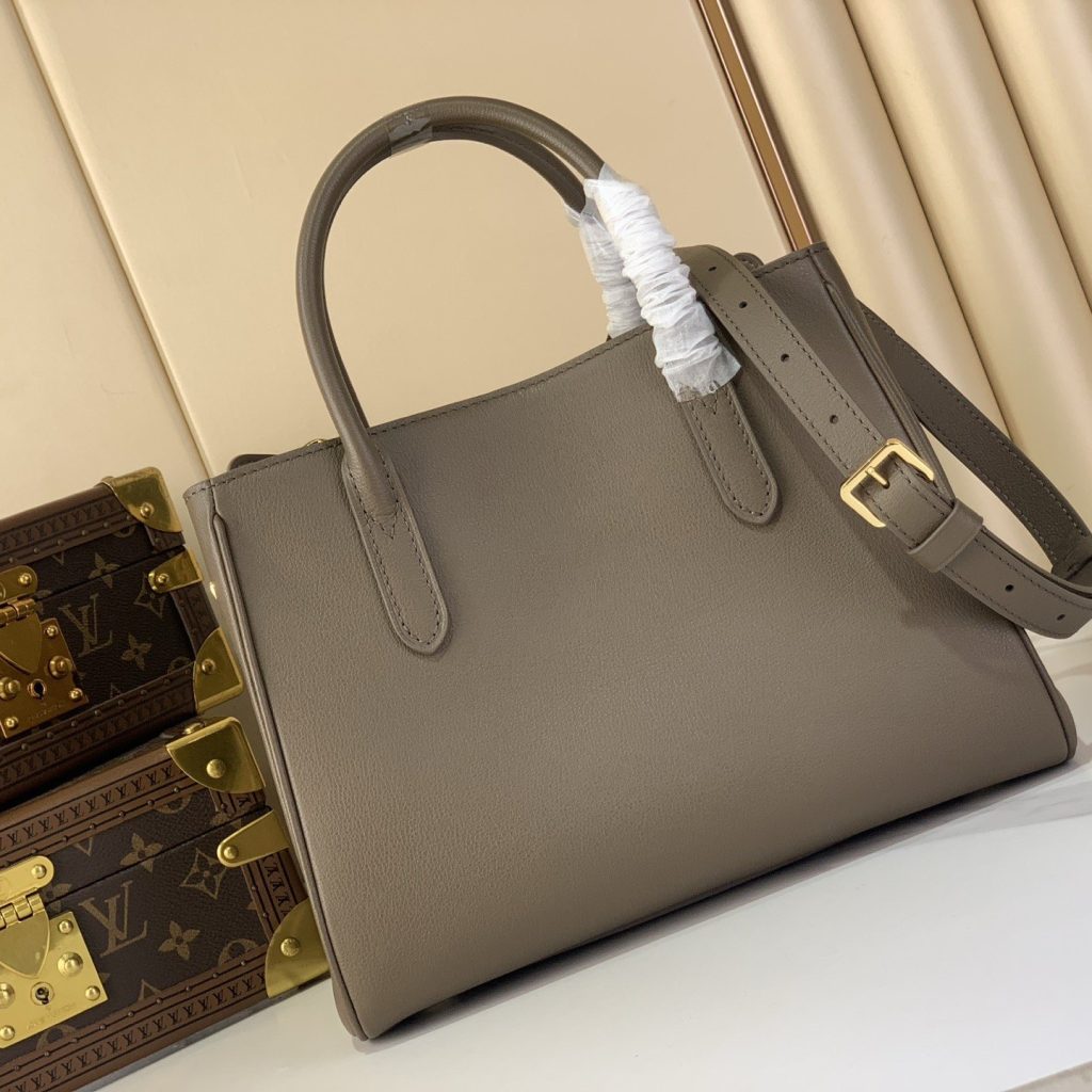 Louis Vuitton Vendome Pochette in Monogram Eclipse Leather with Zipper Closure for Handheld Carry