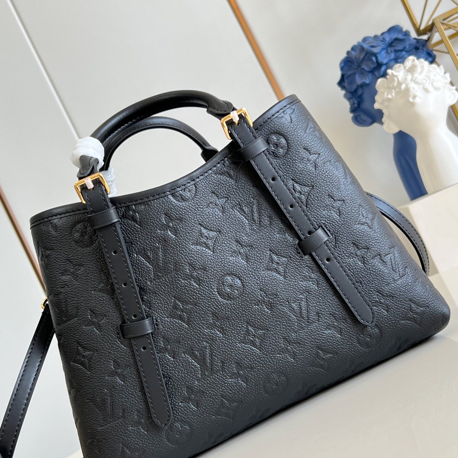 Louis Vuitton Babylone in Monogram Empreinte Calfskin with Zipper Closure for Hand CarryShoulder Bag