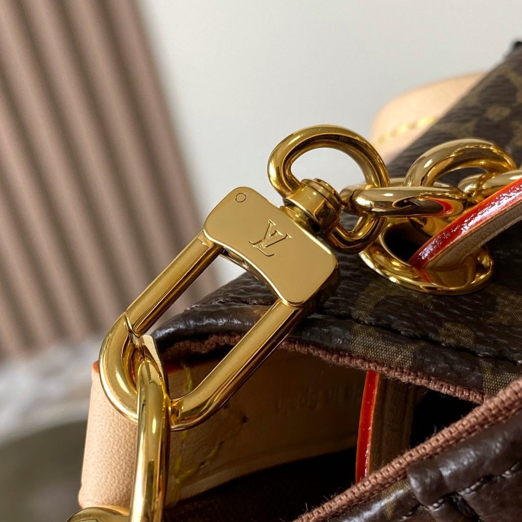 Louis Vuitton Odysée in Monogram Canvas with Drawstring and Flap for Shoulder Crossbody Carry