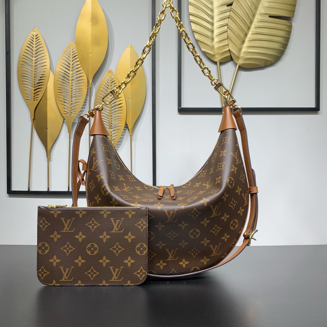 Louis Vuitton Marel in Monogram Canvas with Zipper Closure for ShoulderCrossbody M46311 Designer Bag