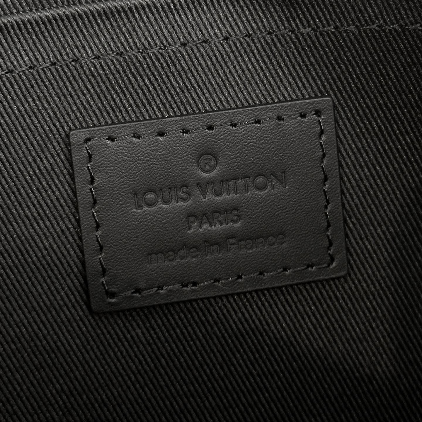 Louis Vuitton Pochette To-Go in Monogram Eclipse Canvas with Zipper Closure for HandheldWristlet