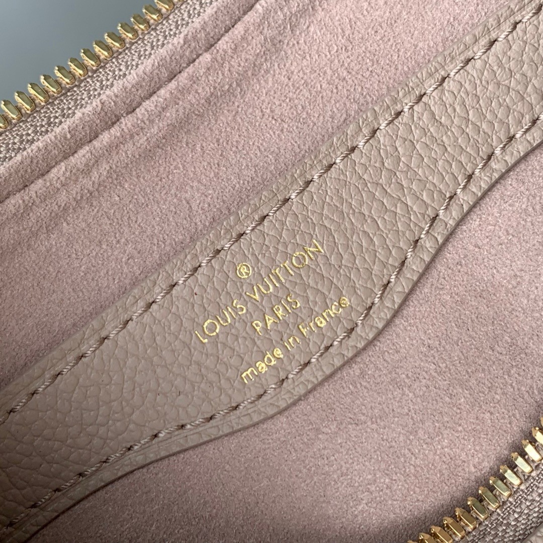 Louis Vuitton Boheme Hobo Bag in Monogram Eclipse Reverse Canvas with Zipper for Shoulder Carry