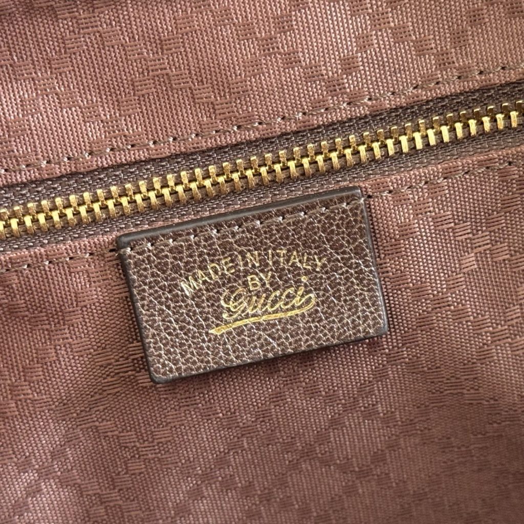 Gucci Horsebit 1955 Medium in Suede with Leather Trim and Zipper for Hand Shoulder Carry