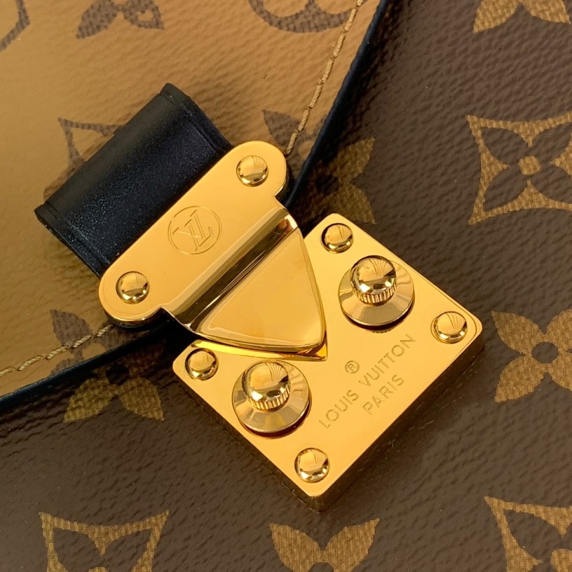 Louis Vuitton Pochette Métis PM in Monogram Canvas with Turn Lock Flap for Shoulder Crossbody