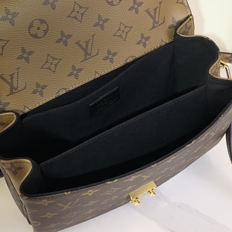 Louis Vuitton Pochette Métis PM in Monogram Canvas with Turn Lock Flap for Shoulder Crossbody
