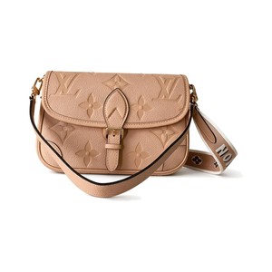 Louis Vuitton Diane in Monogram Empreinte Leather with Magnetic Snap and Buckle Strap for Shoulder