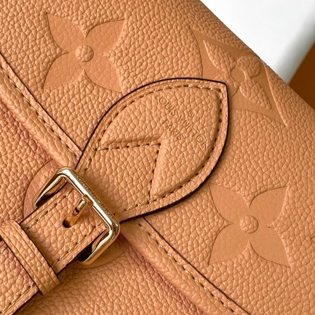 Louis Vuitton Diane in Monogram Empreinte Leather with Magnetic Snap and Buckle Strap for Shoulder