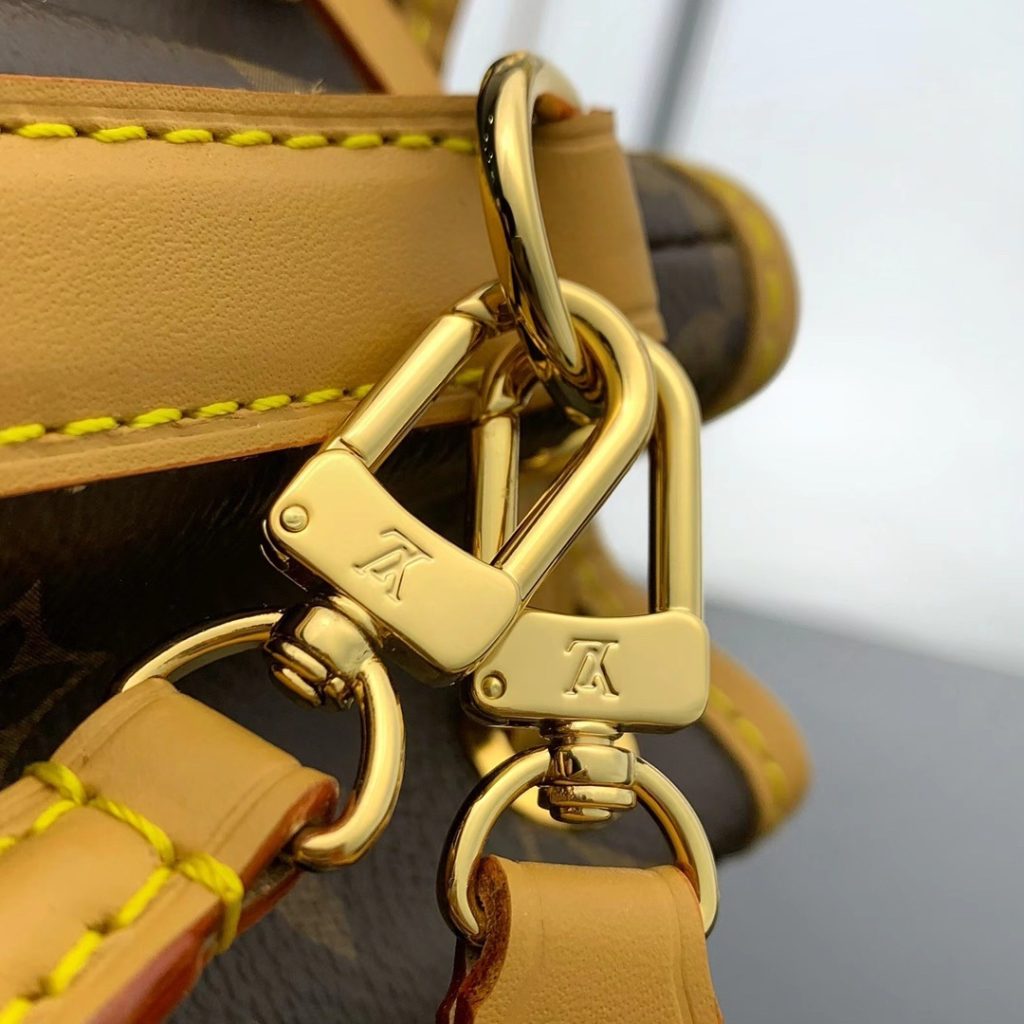 Louis Vuitton Noé in Monogram Canvas and Vachetta Leather with Drawstring for Handheld Carry