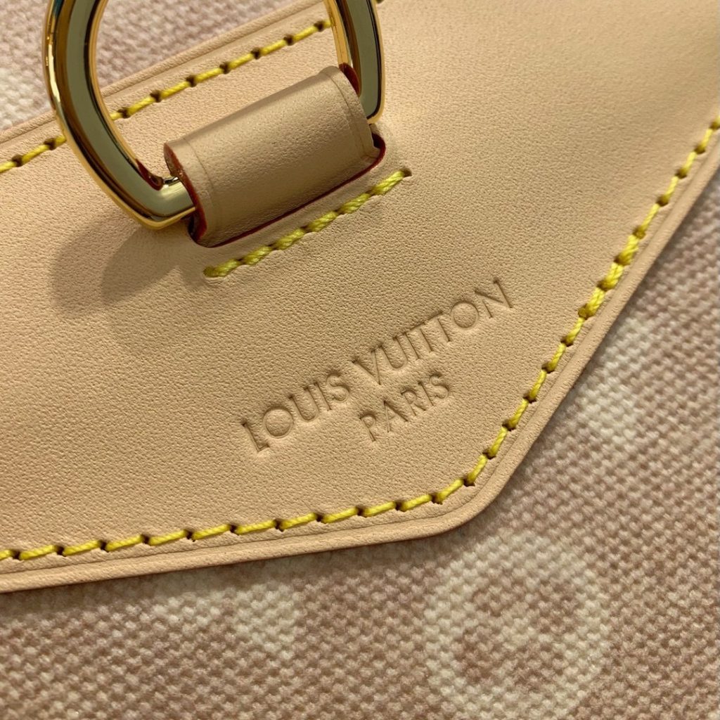 Louis Vuitton Palm Springs MM M41538 in Monogram Eclipse Canvas with Print Designer Bag