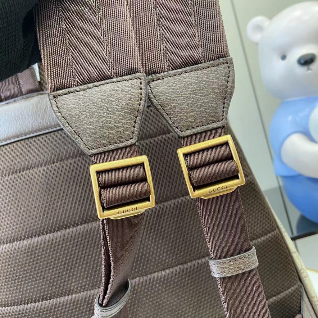 Gucci Ophidia 834466 in GG Supreme Canvas with Zipper and Backpack for Hand Shoulder Carry