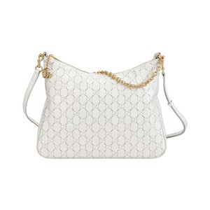 Gucci Lady Lunetta Chain A006OA in Microperforated Leather with Zipper and Gold Hardware