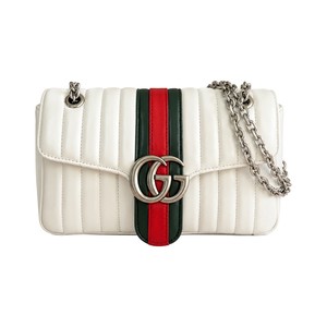 Gucci GG Marmont in Matte Lambskin with Pin Lock for Handheld Shoulder Bag Carry