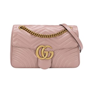 Gucci GG Marmont Medium in Matelassé Leather with Magnetic Snap Closure for Hand and Shoulder Carry