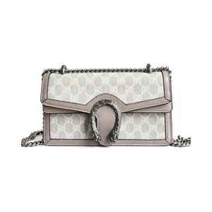 Gucci Dionysus in GG Supreme Canvas with Smooth Leather Trim and Magnetic Snap Flap for Shoulder