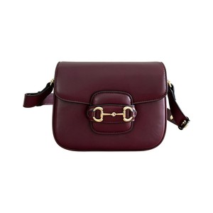 Gucci Horsebit 1955 Small in Smooth Leather with Flap and Turn-lock for Shoulder Crossbody Carry