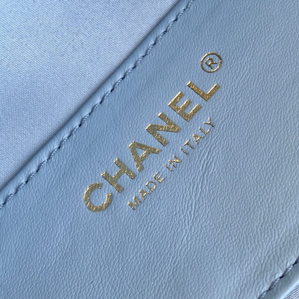 Chanel Hobo and Bucket Bag Small in Denim with Quilting and Drawstring and Gold Hardware