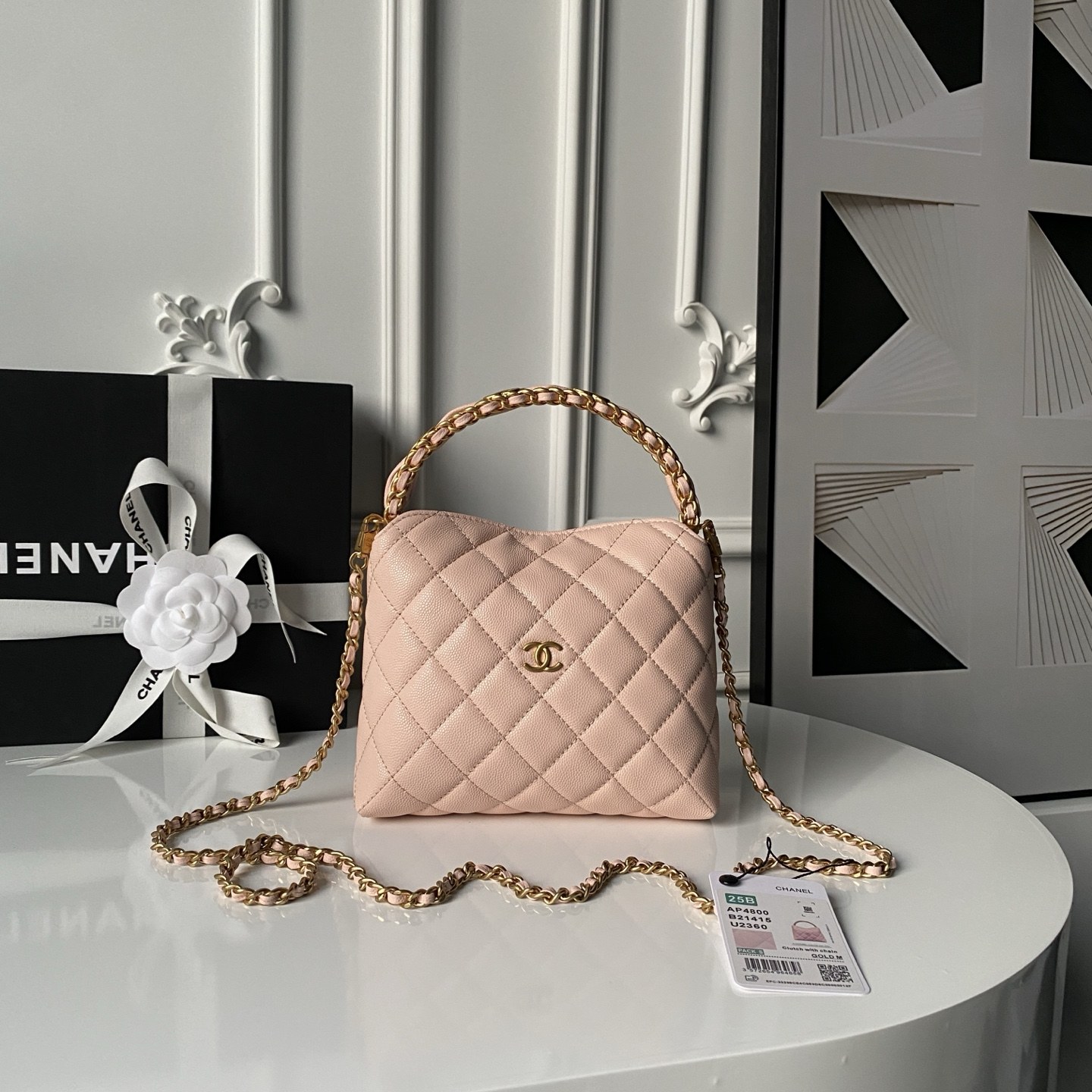 Chanel Coco Handle in Caviar Leather with Magnetic Snap for Shoulder Crossbody Bag Carry