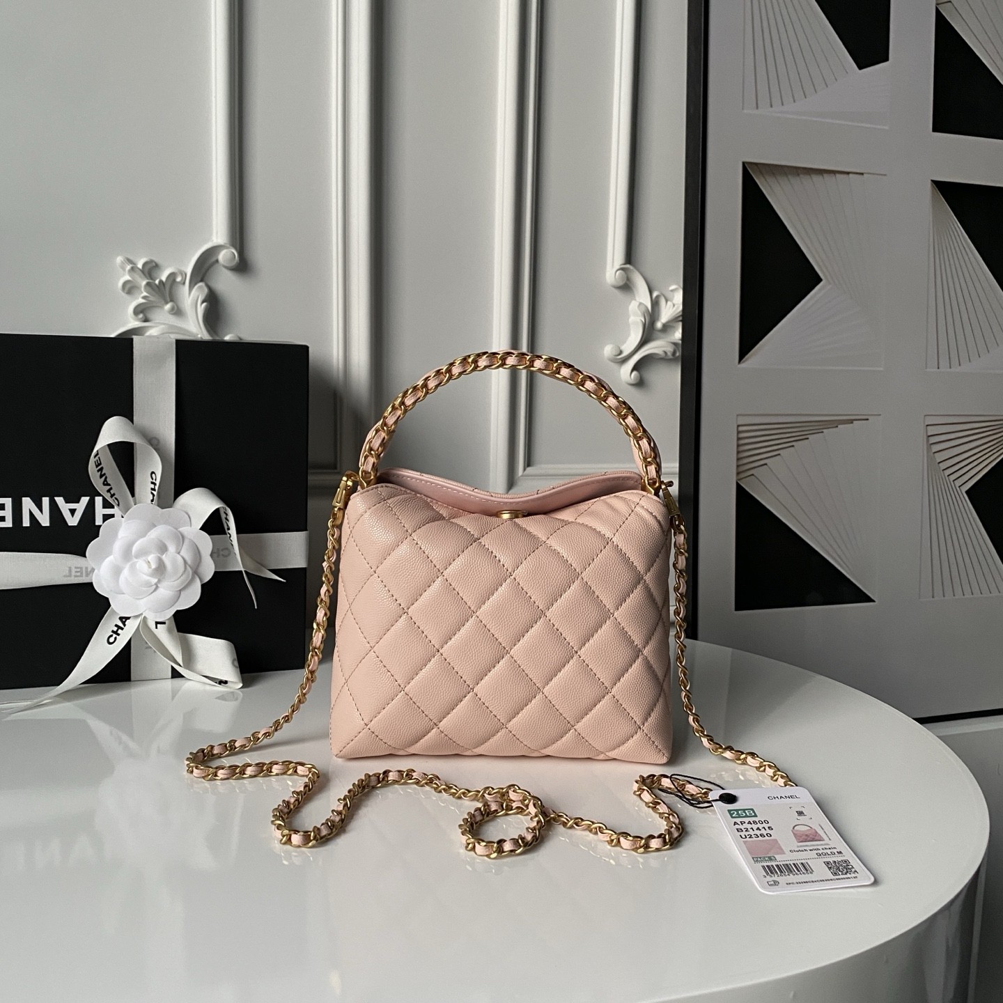 Chanel Coco Handle in Caviar Leather with Magnetic Snap for Shoulder Crossbody Bag Carry