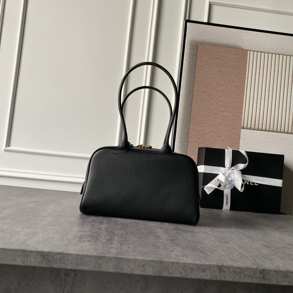 Chanel Mini Bonbon in Caviar Leather with Zipper for Handheld Hand Shoulder Carry