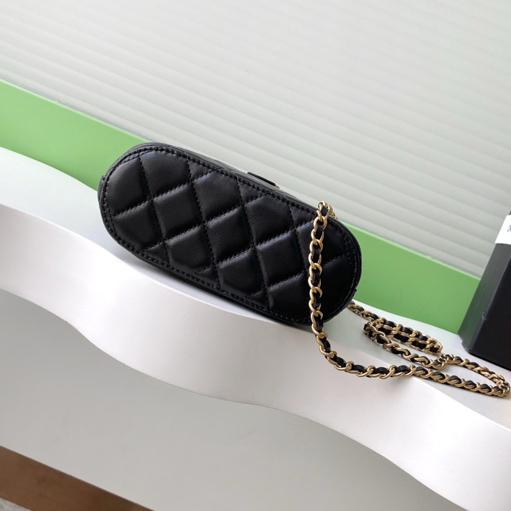 Chanel Mini Bonbon in Calfskin Leather and Suede with Zipper for Hand Shoulder Carry