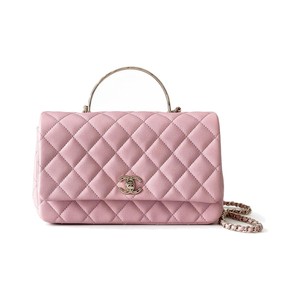 Chanel CocoCrush Mini in Caviar Leather with Turn-lock Flap for Shoulder Crossbody Bag Carry